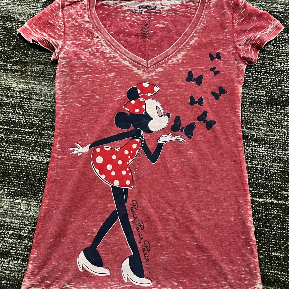 Disney Minnie Mouse Red Graphic Tee